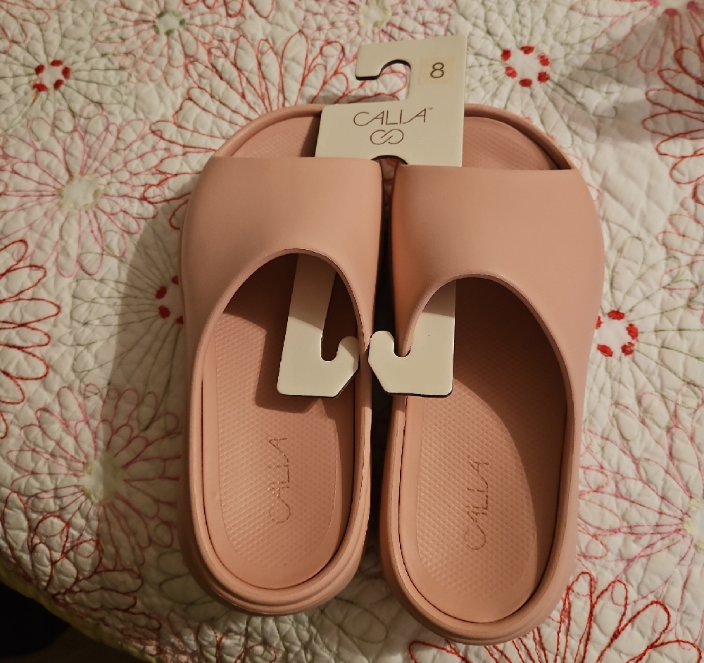 CALIA by Carrie Underwood Pink Sandals Minimalist Comfort